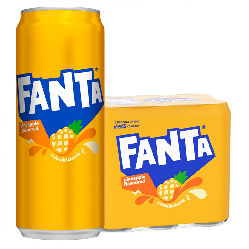 FANTA PINEAPPLE 325 ml X 6