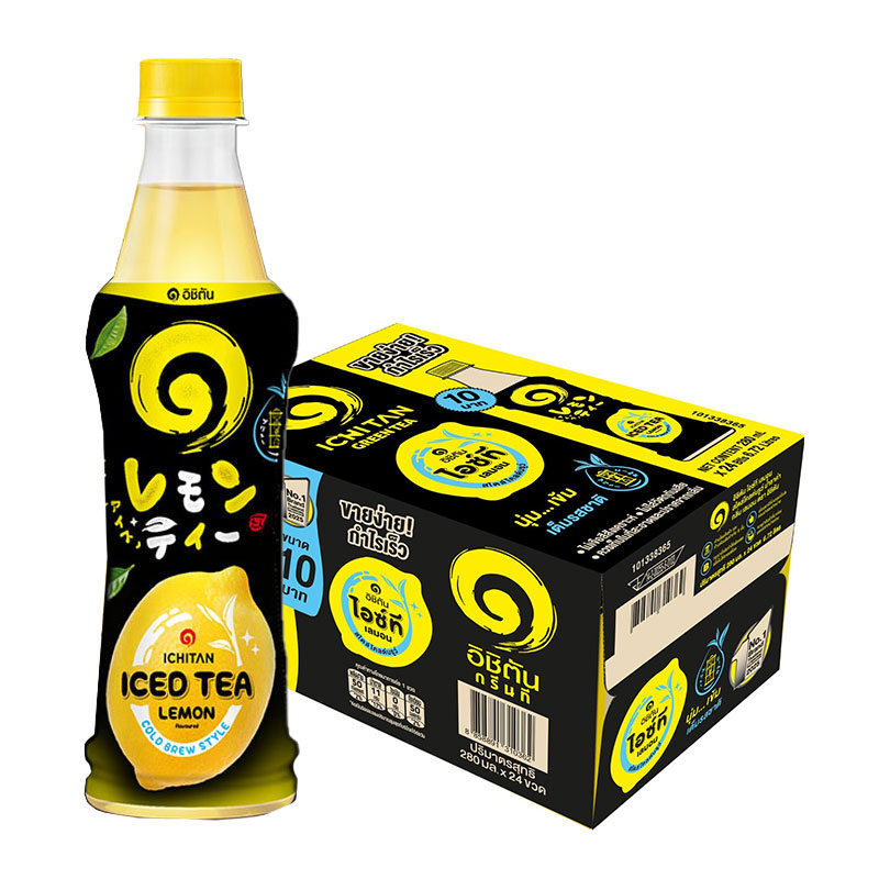ICHITAN Iced Tea Black Tea Lemon 280 ml x 24