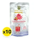 Thumbnail 2 of ยอดชา น้ำกระเจี๊ยบผสมพุทราจีน 180 มล. x 10