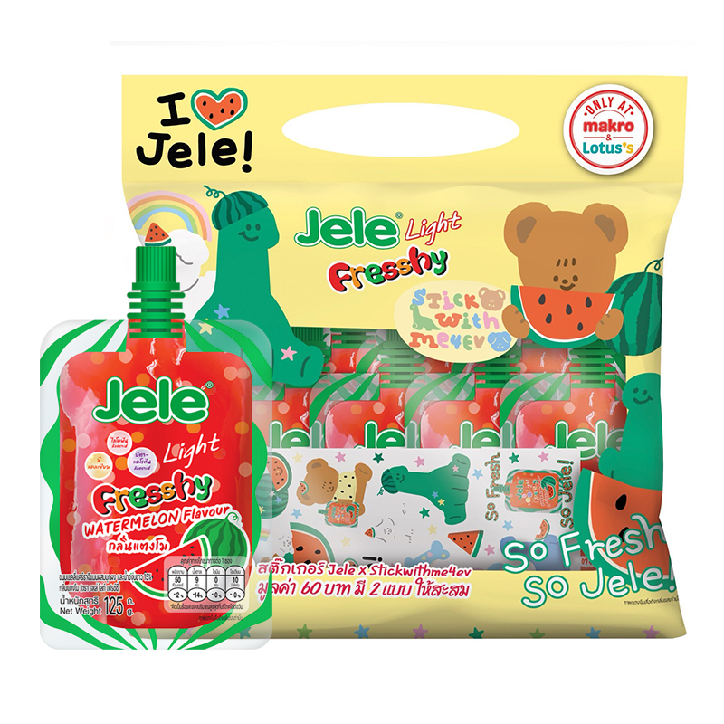 JELE Light Fresshy Watermelon 125 g x 9