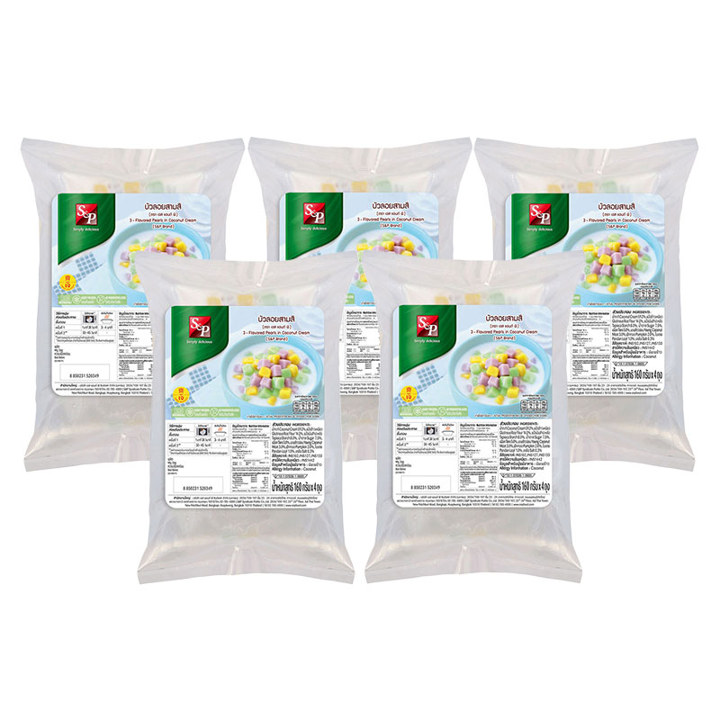 S&P 3 Flavored Pearls in Coconut 640 g 5 pcs