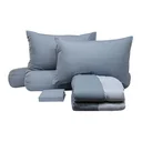 Thumbnail 4 of โมเมนโตผ้าปูไมโครเทา 5 ฟุต+ผ้านวม