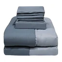 Thumbnail 2 of โมเมนโตผ้าปูไมโครเทา 5 ฟุต+ผ้านวม