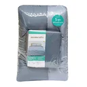 Thumbnail 1 of โมเมนโตผ้าปูไมโครเทา 5 ฟุต+ผ้านวม