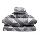 Thumbnail 2 of โมเมนโต ผ้าปูเสมือนคอตตอน+ผ้านวม สีเทา 5 ฟุต