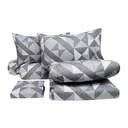 Thumbnail 4 of โมเมนโต ผ้าปูที่นอนเสมือนคอตตอนมินิ สีเทา 6 ฟุต+ผ้านวม