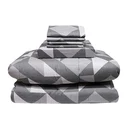 Thumbnail 2 of โมเมนโต ผ้าปูที่นอนเสมือนคอตตอนมินิ สีเทา 6 ฟุต+ผ้านวม