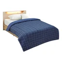 Thumbnail 1 of โมเมนโตผ้านวมบางตารางนำเงิน60X80"