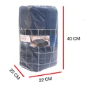 Thumbnail 4 of โมเมนโตผ้านวมบางตารางนำเงิน60X80"