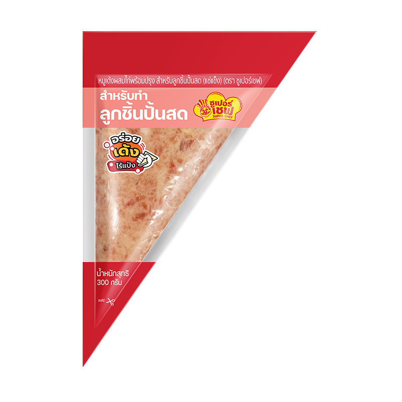 SUPER CHEF Frozen Pork Mince with Chicken for Making Meatballs 300 g
