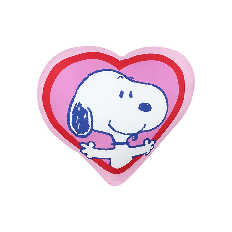 MOMENTO Snoopy Love Die Cut Cushion Size 24x24"
