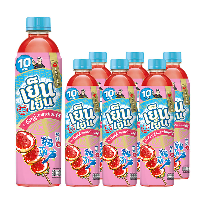 YENYEN Tang Hu Lu Strawberry 315 ml x 6