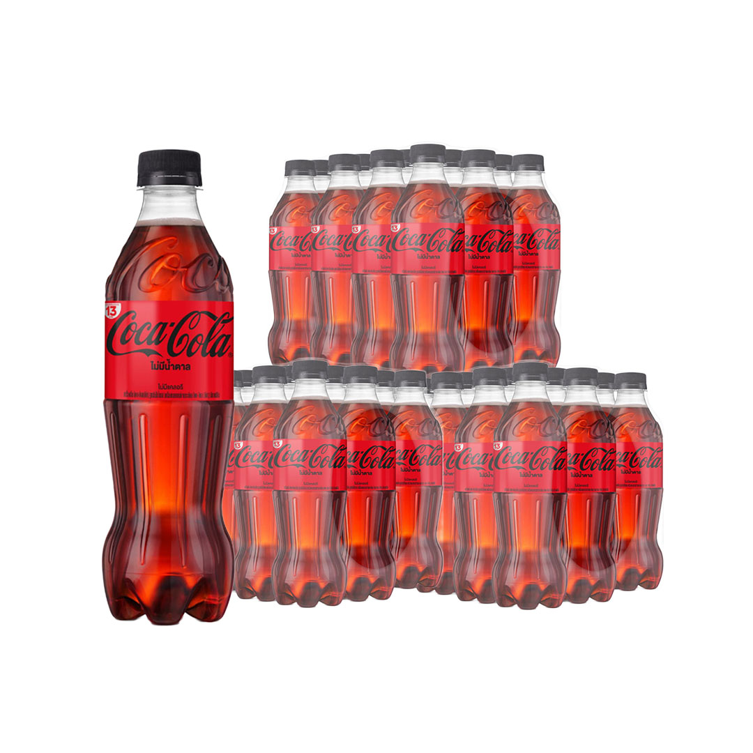 COKE No Sugar Soft Drink 500 ml 12 bottles x 3
