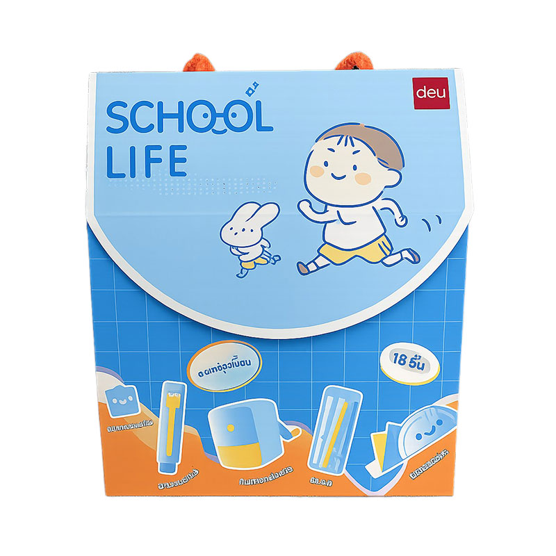DELI Stationery Set 5 pcs Blue