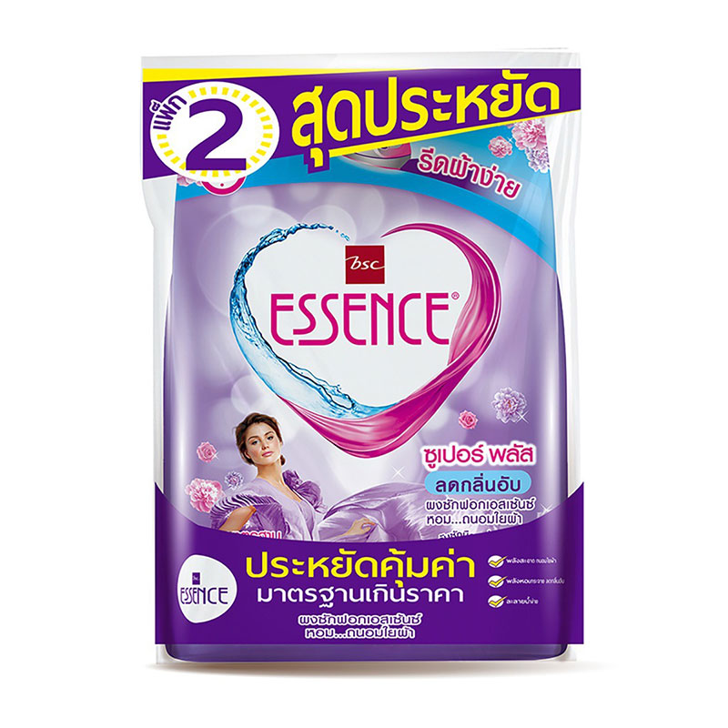 ESSENCE Regular Powder Detergent Super Plus Purple 1.9 kg x 2