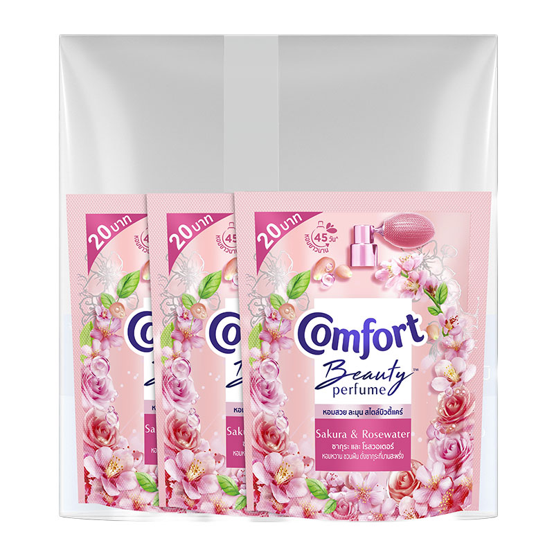 COMFORT Fabric Softener Beauty Sakura Boost 110 ml x 3