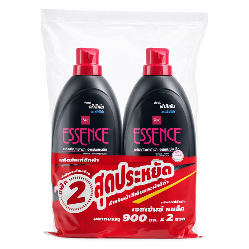ESSENCE Liquid Detergent for Dark Fabric Black 900 ml x 2