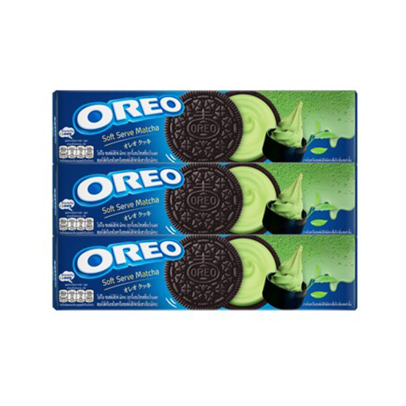 OREO COOKIES Pack . Ice Cream Matcha 97 g X 3