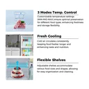 Thumbnail 3 of ไฮเออร์ ตู้เย็น 2 ประตู 8.3 คิว รุ่น HRF-RT235MN สีเทาเข้ม