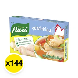 Thumbnail 2 of คนอร์ ซุปก้อน รสไก่ 20 ก. x 144