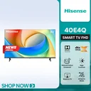 Thumbnail 2 of HISENSE FHD Smart TV 40" Model 40E4Q Black