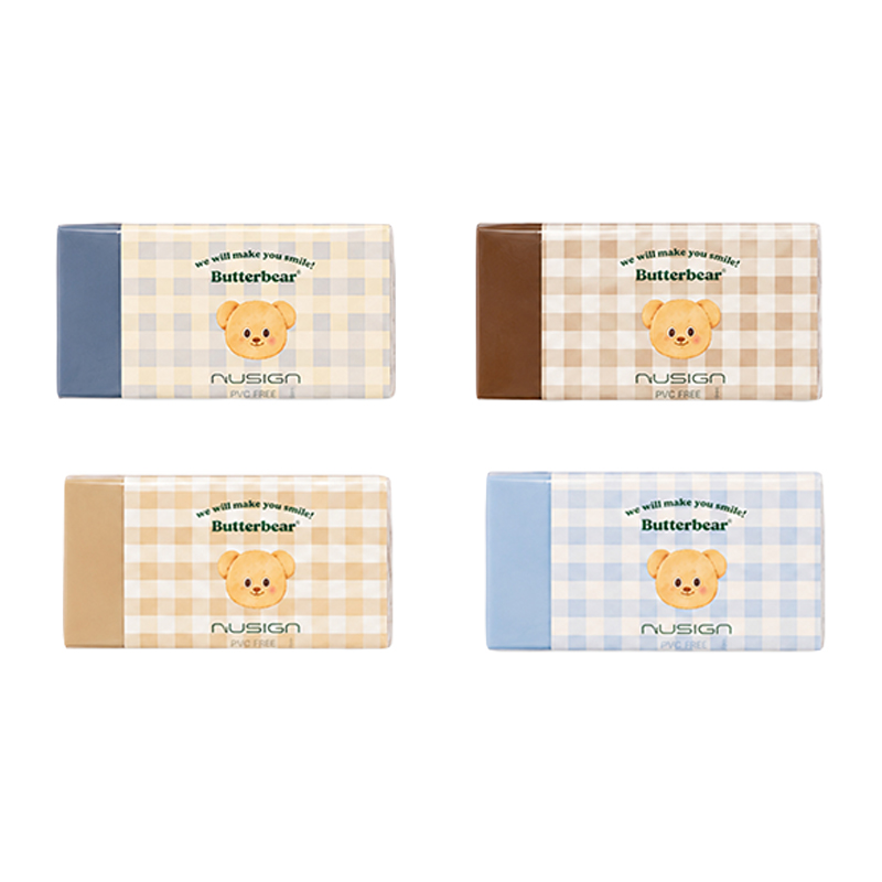 Butterbear Eraser Assorted Color