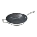 Thumbnail 3 of IRON CHEF Stainless Steel Wok Pan 30 cm