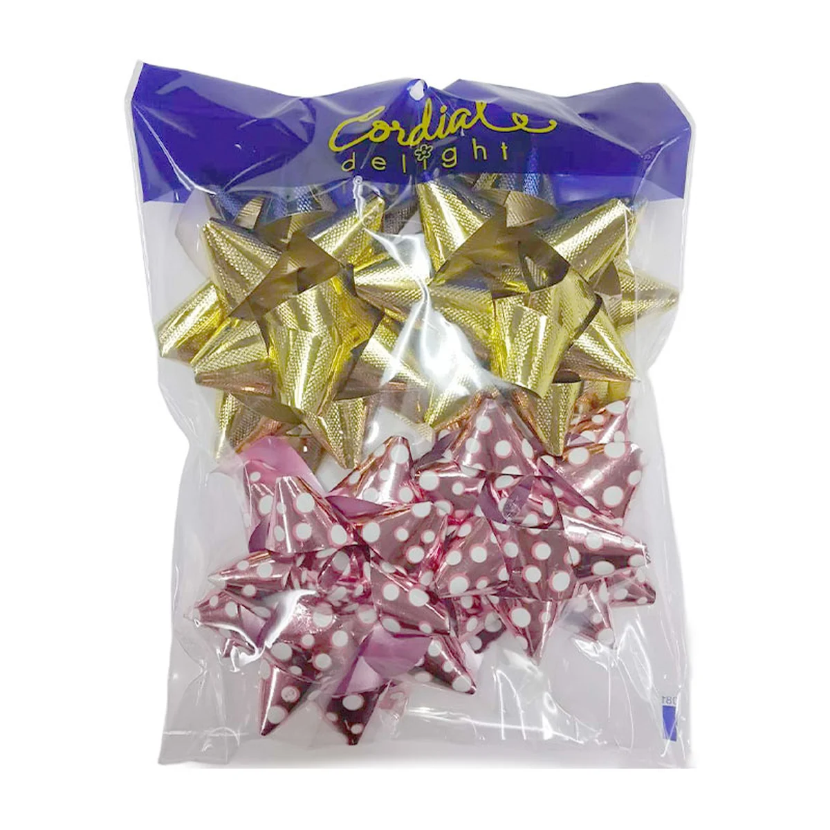 คอร์เดียล โบว์ดอกกลาง 4 ชิ้น คละสี