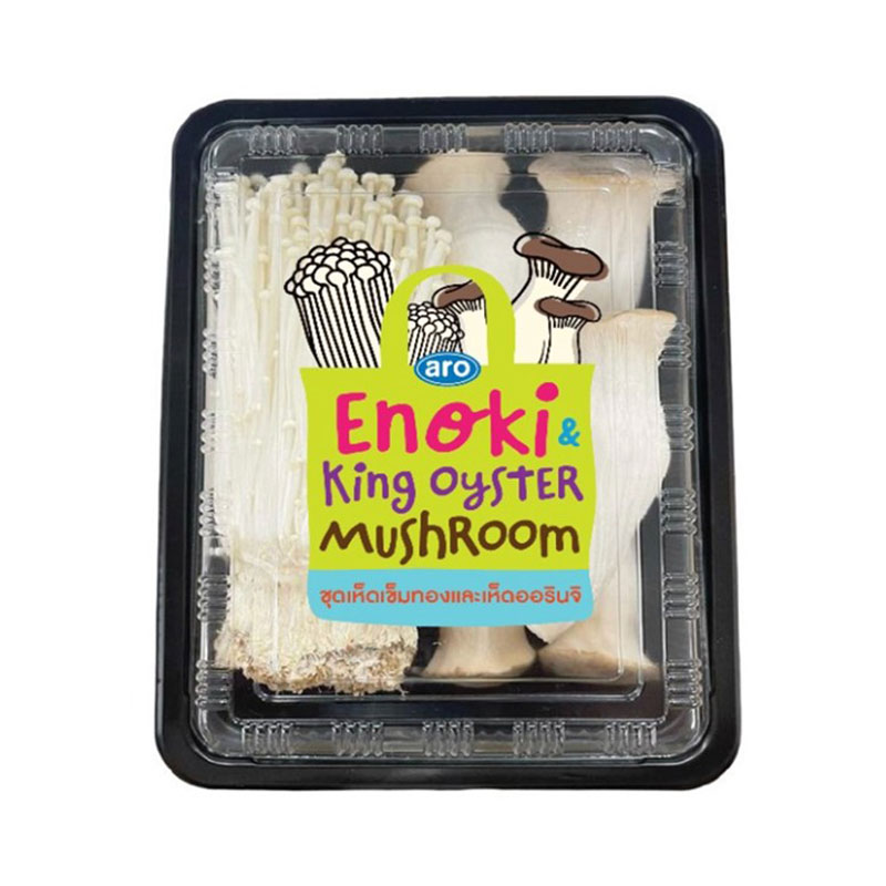 ARO Enoki & King Oyster Mushroom 600 g
