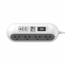 Thumbnail 3 of BLL Tower Power Strip 4 Socket 1 Switch + 2 USB Model B26