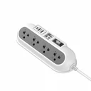 Thumbnail 2 of BLL Tower Power Strip 4 Socket 1 Switch + 2 USB Model B26