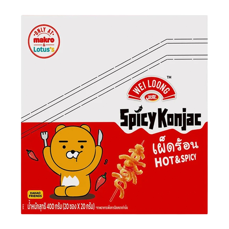 WEI LOONG Konjac Hot and Spicy 400 g