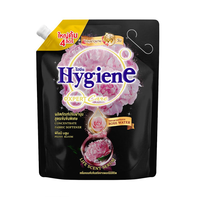 HYGIENE Expert Care Concentrated Fabric Softener with Life Scent Serum Peony Bloom 4 l