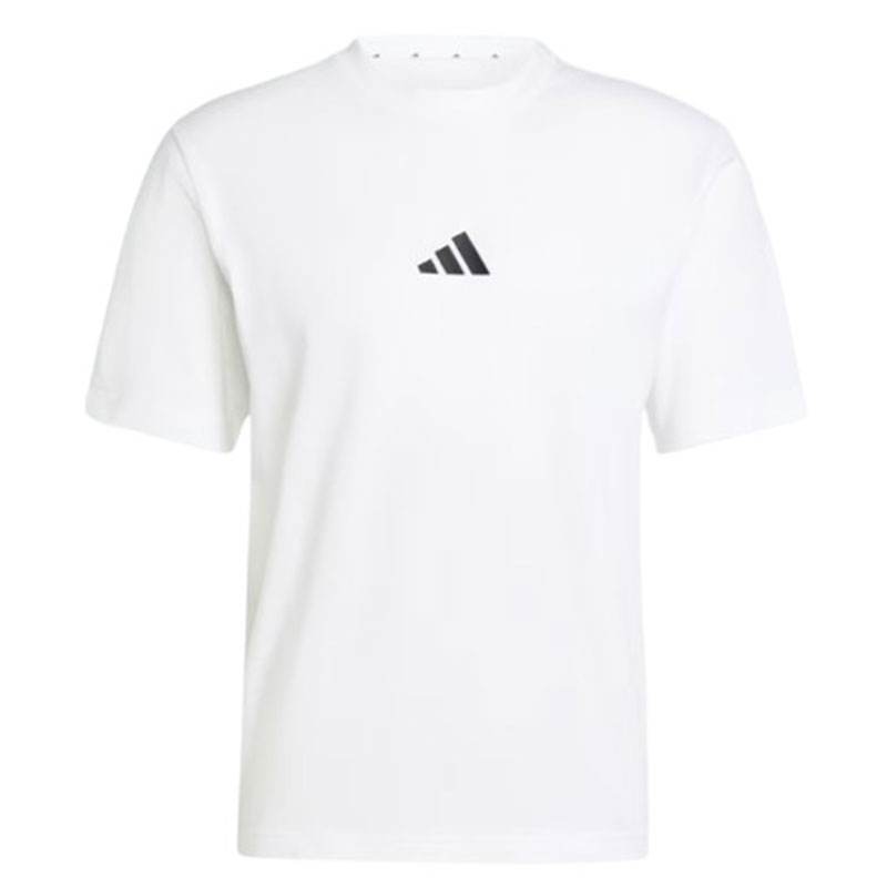 ADIDAS T-Shirt 3 Strip Jersy Tee S White