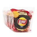 Thumbnail 3 of เลย์ ร็อค มันฝรั่งแท้ทอดกรอบแผ่นหยัก รสหม่าล่าบาร์บีคิว 24 ก. x 6