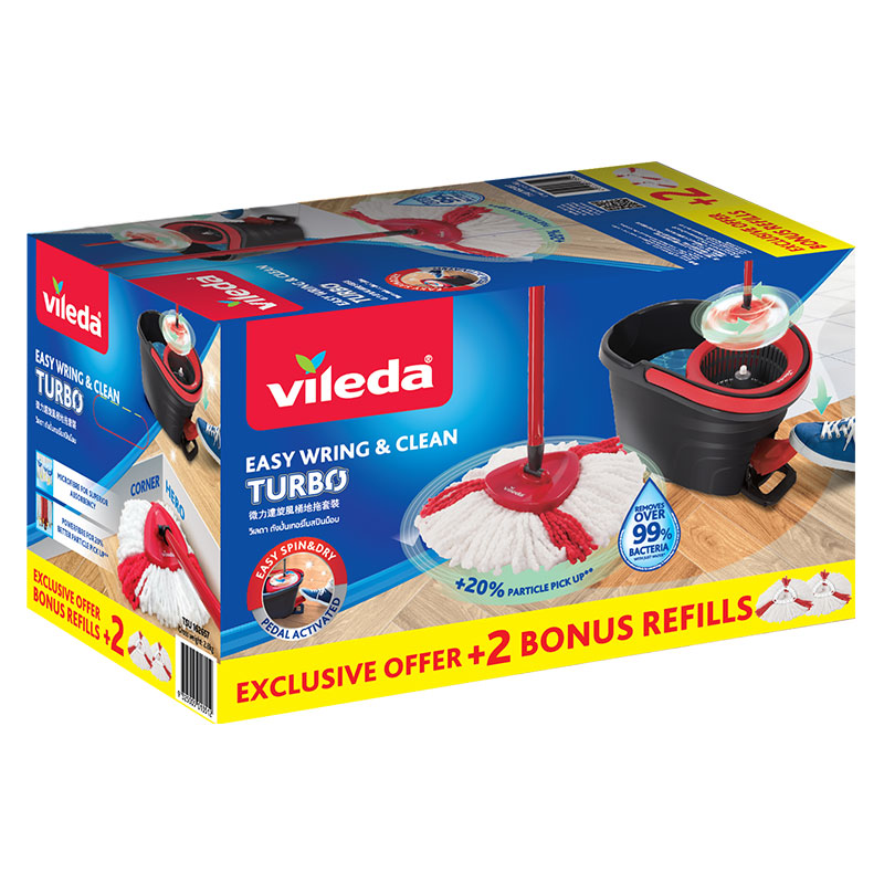 VILEDA Easy Wring & Clean Turbo Spin Mop