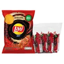 Thumbnail 1 of เลย์ ร็อค มันฝรั่งแท้ทอดกรอบแผ่นหยัก รสหม่าล่าบาร์บีคิว 40 ก. x 6