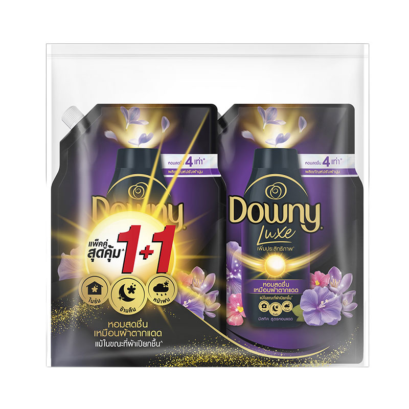 DOWNY Luxe Fabric Softener Ultra Concentrated Mystique Sun 1 l x 1+1