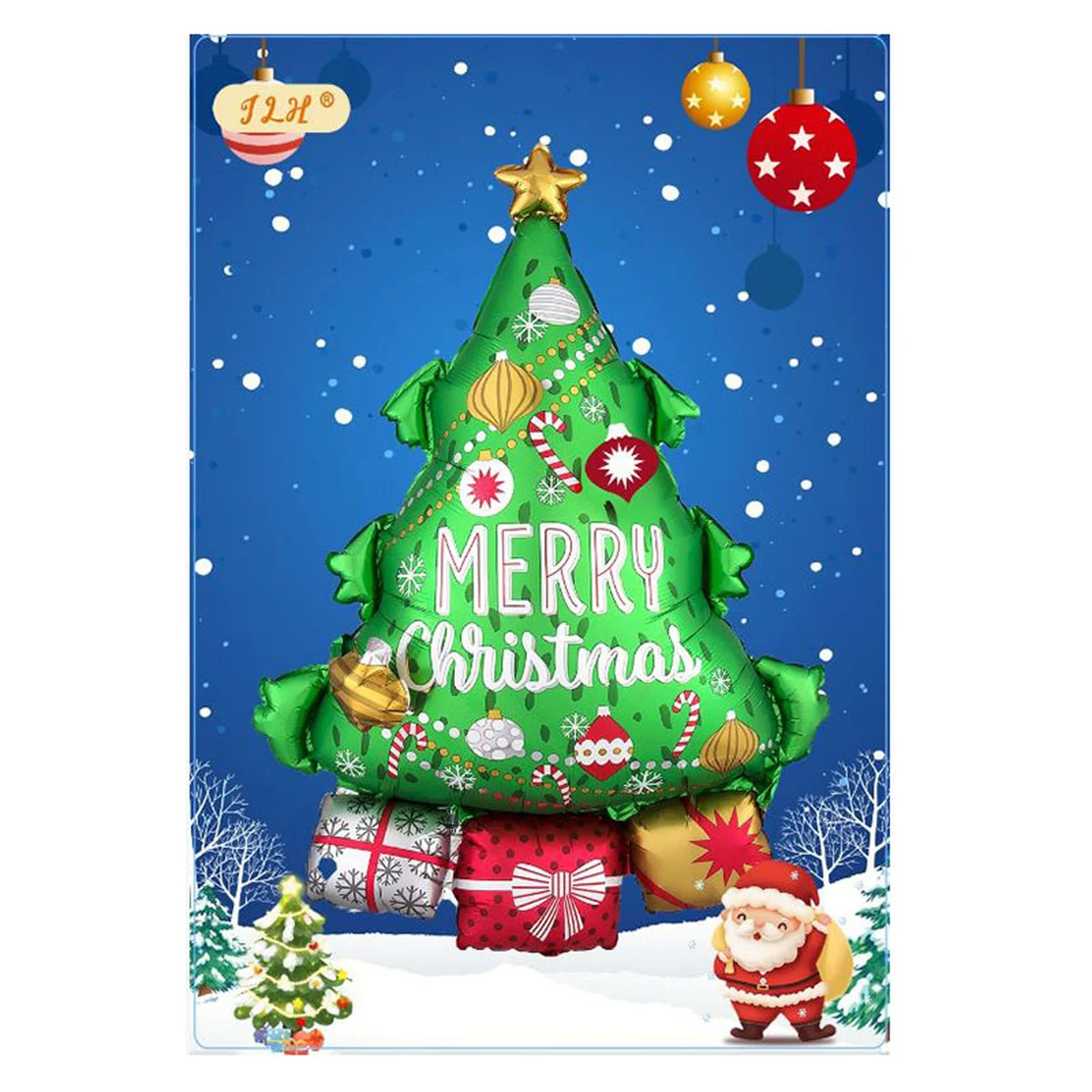 เอ็มทีอาร์ ลูกโป่งฟอยล์ปาร์ตี้ คริสต์มาสต์ 1 ชิ้น คละเเบบ