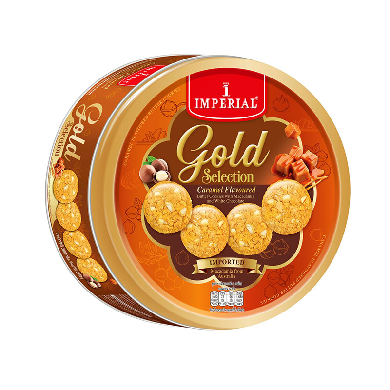 IMPERIAL Cookies Caramel Macadamia and White Chocolate 360 g