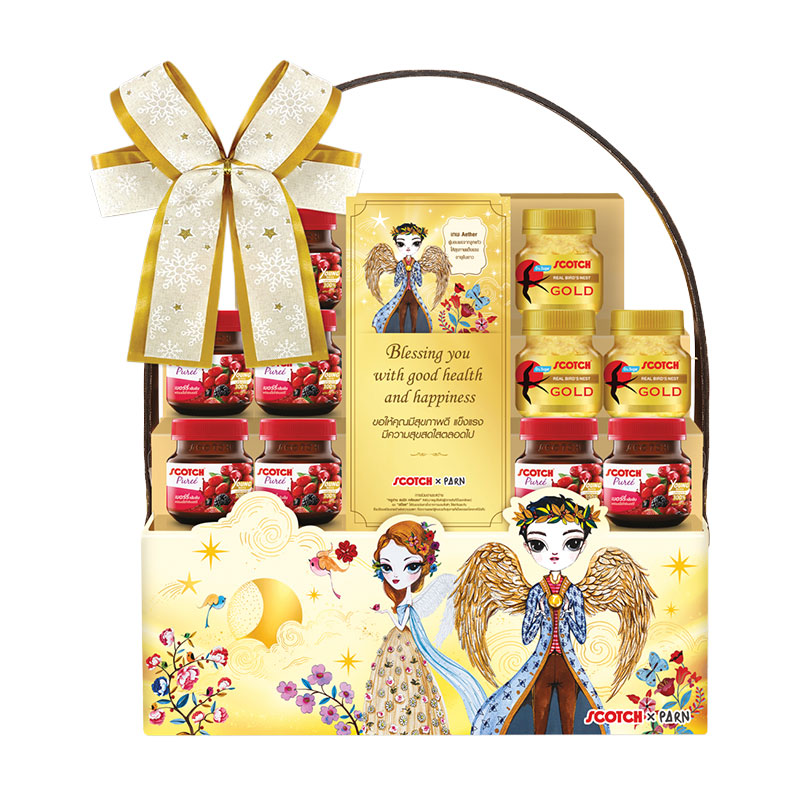 SCOTCH Hamper Delight Real Bird's Nest Gold+Puree Berry 40 ml x 10