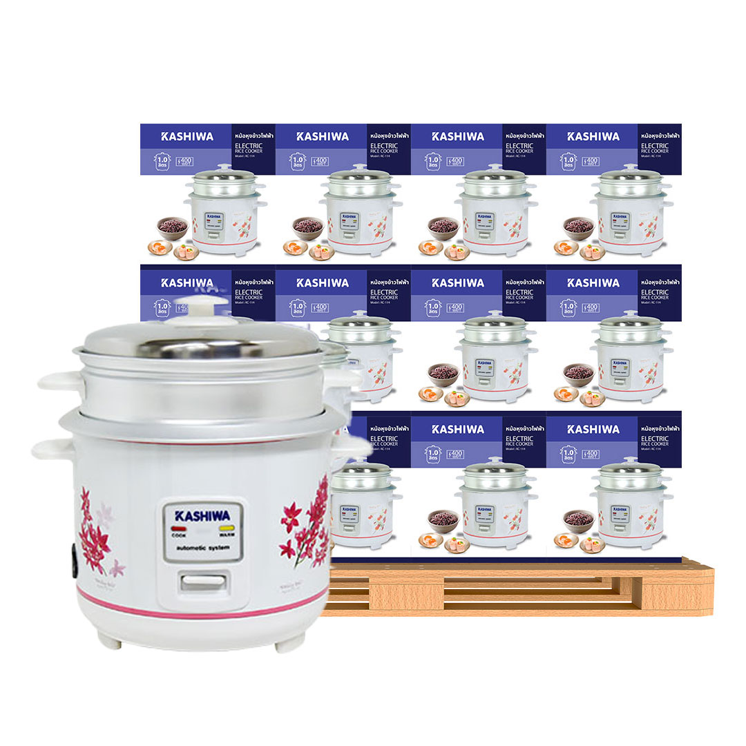 KASHIWA Rice Cooker 1 l Model RC-114/10 x 100 pcs (1 pallet)