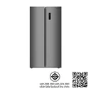 Thumbnail 4 of ACONATIC Side-by-Side Refrigerator 14.1Q Silver Model AN-FR4000S