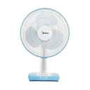 Thumbnail 1 of ไมเดีย พัดลมตั้งโต๊ะ 12 นิ้ว รุ่น MFS180D0BPW สีขาวฟ้า