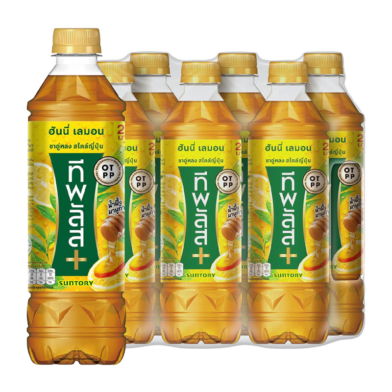 TEA+ Honey Lemon Oolong Tea 490 ml x 6