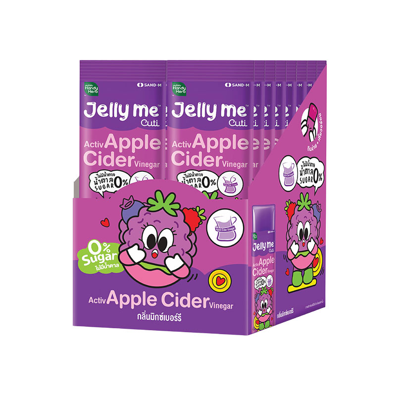 Jelly Me Activ Apple Cider Vinegar Mixed Berry Flavor 30 g X 16. pcs