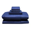 Thumbnail 2 of โมเมนโต ผ้าปูที่นอนเสมือนคอตตอน สีน้ำเงิน 5 ฟุต+ผ้านวม