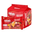 Thumbnail 1 of นาบาติ บะหมี่กึ่งสำเร็จรูป รสสไปซี่ชีส ความเผ็ดระดับ 3 75 ก. x 4