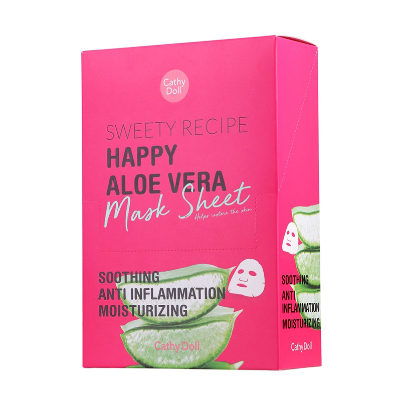 CATHY DOLL Sweety Recipe Happy Aloe Vera Mask 25 g X 10