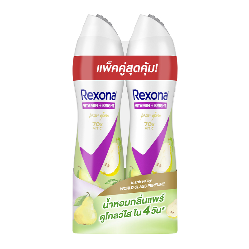 REXONA Spray Bright Pear 135 ml x 2